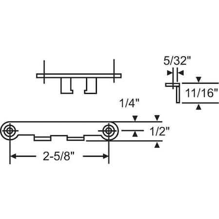 Strybuc Sash Hook 39-364